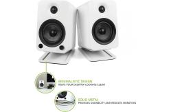 China Metal Desktop Speaker Stands Tilted Steel Damping Foam Padding for Standard Structure supplier