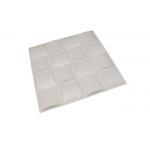 Fire Prevention Waterproof Decorative 3D Wall Panels 19.7x19.7inch