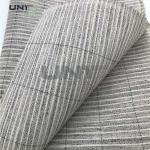 Smooth Green Strip Fusible  woven Elastic Hair Interlining For Jacket and chest interlining for sale