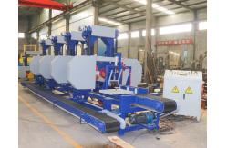 China Multiple Head Wood Portable Sawmill Multi Heads Horizontal Resaw Bandsaw Machine supplier