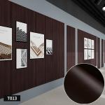 122cm Width Dark Wood Grain Wallpaper 50m Vinyl Wallpaper Wood Grain Heat Resistant for sale