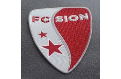 China 3D Embossed Logo High Frequency TPU Custom Clothing Patches supplier