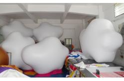 China customized giant advertising cloud lighting inflatable ground balloon supplier