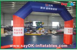 China Inflatable Rainbow Arch Black Custom Inflatable Arch Inflatable Finish Line Arch With Print supplier