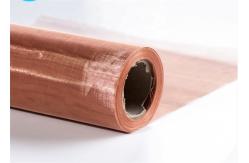 China RFI Ultra Fine Brass Wire Cloth Copper Mesh Fabric Infused supplier