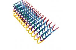 China OEM PVC PET Plastic Spiral Binding Coils For Notebooks supplier