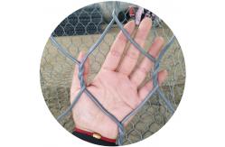 China Heavy Duty 8x10cm Pvc Coated Gabion Baskets Hexagonal Wire Mesh For Retaining supplier