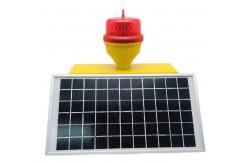 China Solar Powered Low Intensity Single Aviation Obstruction Light FAA L-810 Steady supplier