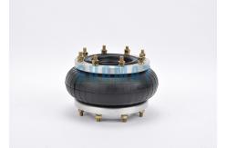 China Rubber Industrial Air Spring Air Isolator Convoluted With Flange Ring 260130H-1 supplier