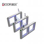 Door Access Control 2 Lane Swing Gate Turnstile With AI Facial System for sale