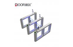 China Door Access Control 2 Lane Swing Gate Turnstile With AI Facial System supplier