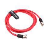 BNC Male To Male 12G HD SDI Video Coaxial Cable For 4K Video Camera 1M Red for sale