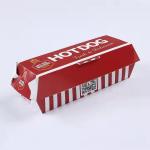Customized Takeaway Hot Dog Box Practical Food Container for Fast Food