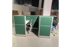 China Green Aluminum Computer Office Partition Workstation Computer Desk supplier
