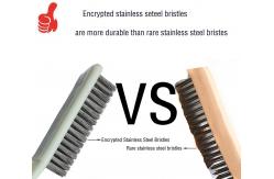 China 5pcs Wire Scratch Brush Stainless Steel Bristles With Handle Rust Removal supplier