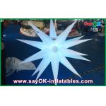 Diameter 1.5m Inflatable Lighting Decoration , Adverstiing Led Light Star