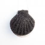 BSCI Scallop Shape Bamboo Charcoal Face Sponge Konjac For Sensitive Skin for sale
