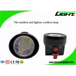 Cordless IP67 0.65W 80lum 180mA 4000lux Miners Cap Lamp for sale