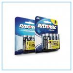 PVC Battey Blister Card Packaging Paper Card With 6 In A Row for sale