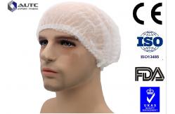 China Anti Dust Operating Room Hats , Surgery Scrub Caps Non Allergic Consumables supplier