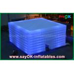 Tent Inflatable Party/Camping Transparent Inflatable Square Tent With Led Lighting
