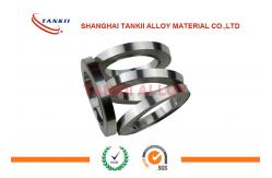 China 99.6% Purity Nicr Alloy Silver White Nickel Flat / Round Bar 1330mm Width supplier