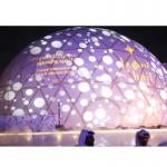 Waterproof Outdoor Camping Tent Transparent Itinerant Exhibition Wholesale Dome tent for sale