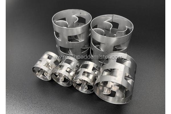 Stainless Steel Raschig Rings Air Pollution Control Scrubbers Removal Of Structured Packing