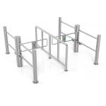 Brushless Motor Building Access Control Swing Barrier 30 Persons / Min DC 24V for sale
