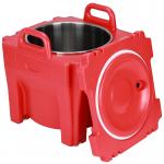 30L Insulated Soup Carrier Food Grade Plastic Keep Warm With Stainless Steel Round Tank for sale