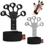 Grip Strength Trainer Finger Hand Strengthener 8 Resistant Level Exerciser Adjustable Hand for Therapy Relieve Pain for sale