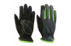 China Top Quality PU Mechanic Gloves Medium duty Hi-Viz Piping CE Certified supplier