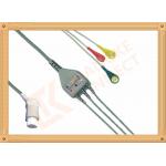 Gray SW Artema ECG Patient Cable 3 Leads Snap IEC durability for sale