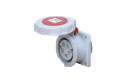 China Nylon 380V Three Phase 16A 5P Panel Mounted Socket IEC Standard supplier