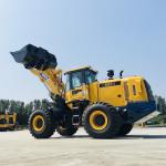 Electric Power Wheels Front End Loader Small Farm Tractors With 3m3 Bucket for sale