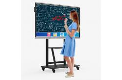 China Digital Interactive Panel 86 Inch , Touch Screen Display Board 12 Million Pixels supplier