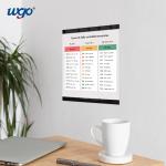 Repositionable On All Smoothly Surface Wall Mounted Adhesive Sign Holder No Magnet
