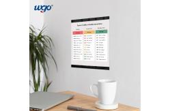 China Repositionable On All Smoothly Surface Wall Mounted Adhesive Sign Holder No Magnet supplier