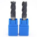 4F Flutes Round Nose Milling Cutter Diamond Coated Solid Carbide End Mill for High Precision Graphite CNC Cutting Tools for sale