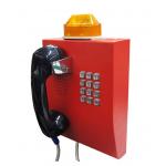 IP65 Weather Resistant Telephone With Flashing Lamp , Anti Vandal Tunnel Telephone for sale