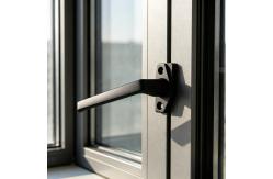 China Aluminum Alloy Casement Window Handle Lock Window Hardware Modern Design supplier