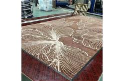 China Personalized Nylon Printed Carpet with UV-resistant Cut Pile Construction supplier