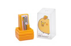 China Cartoon Chicken Monkey Handheld Pencil Sharpener supplier