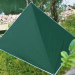 Diamond Shaped Square Sun Shade Sail Canopy 210T Polyester Plaid Cloth Camping Canopy