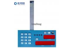 China LCD Window Flat PET Membrane Switch With LED Backlight Custom Made supplier