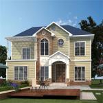 20ft Luxury Light Steel Villa , Lightweight Construction Prefab Villa House for sale