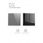 UK Standard 2.5D Modbus Wall Light Switch Stereo Tempered Glass 12 Voltage RS485 for sale