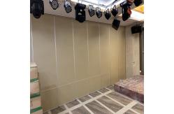 China Conference Hall Folding Door Partitions Wood Movable Sliding Partition Walls In USA supplier