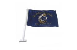 China Outdoor Indoor Georgia Car Flag Screen Printed 100% Polyester supplier