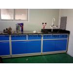 Blue Color Wall Chemistry Lab Bench Corrosion Resistant Practical for sale